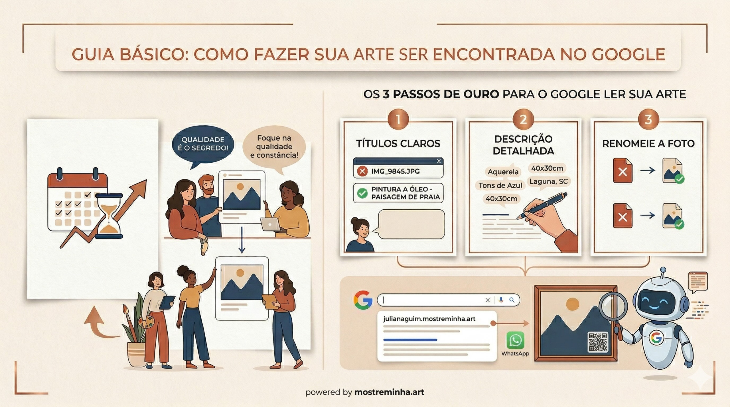 🚀 Como fazer sua arte ser encontrada no Google: Guia Básico